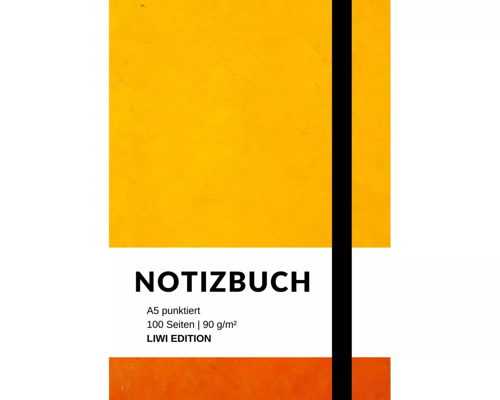 Notizbuch A5 punktiert - 100 Seiten 90g/m² - Soft Cover - FSC Papier