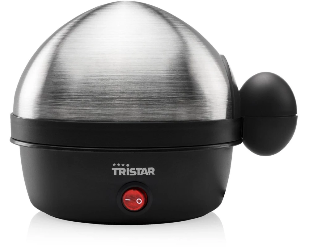 Tristar Eierkocher EK-3076 7, Schwarz/Silber