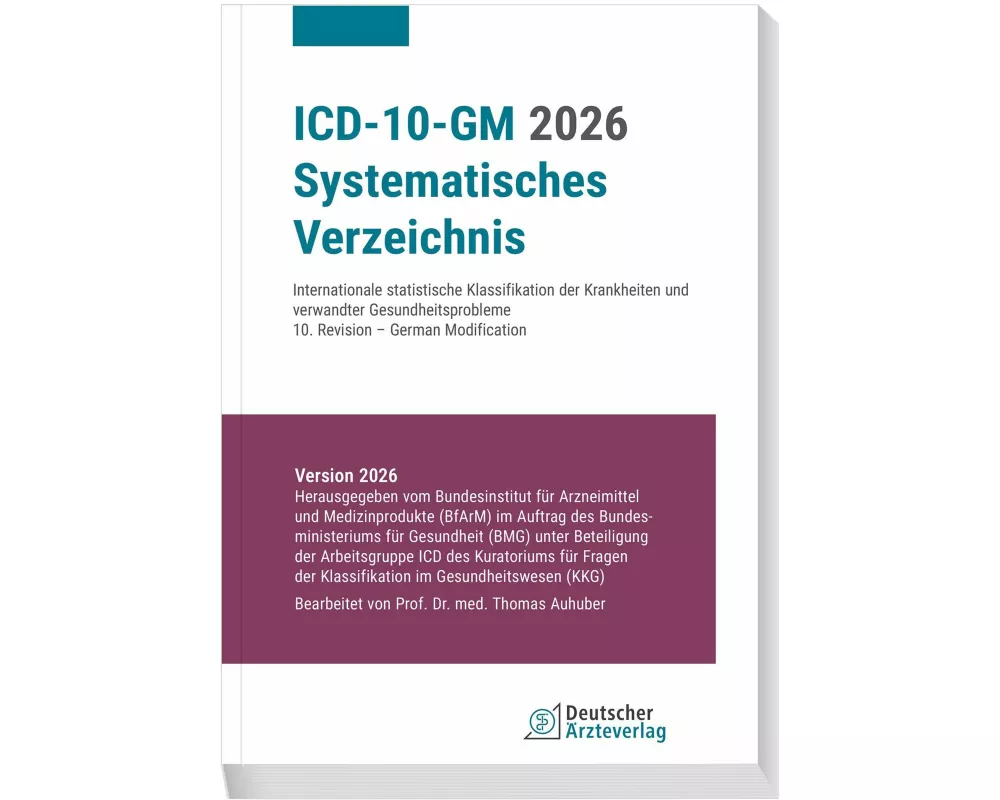 ICD-10-GM 2026 Systematisches Verzeichnis