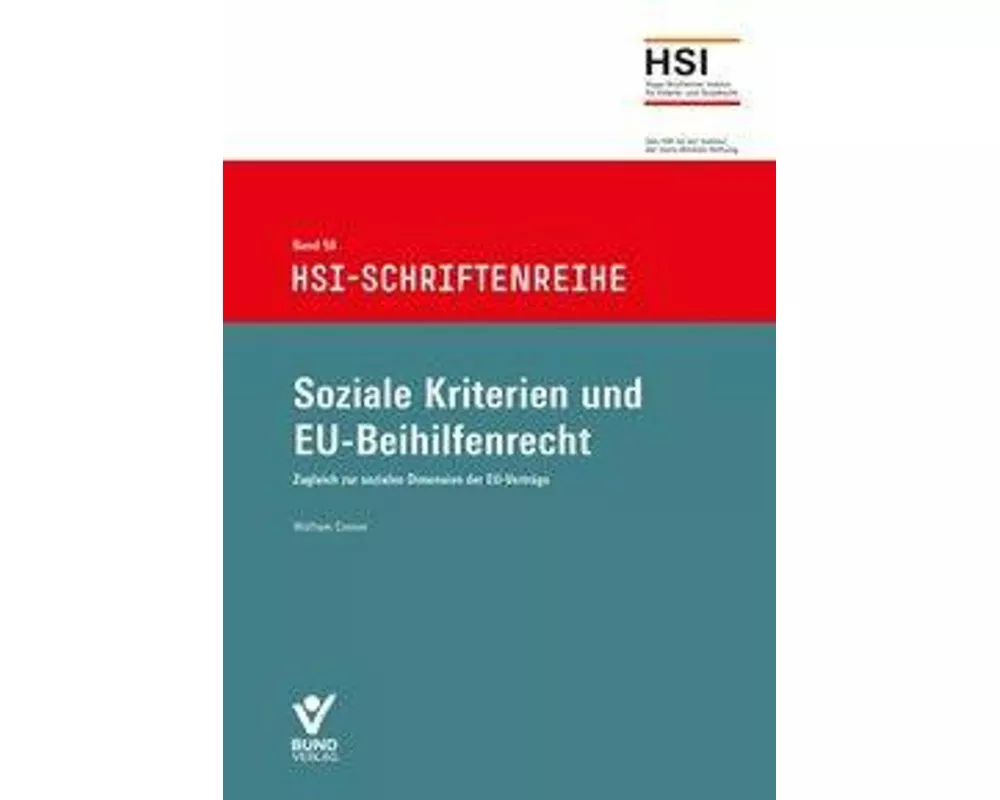 Soziale Kriterien und EU-Beihilfenrecht