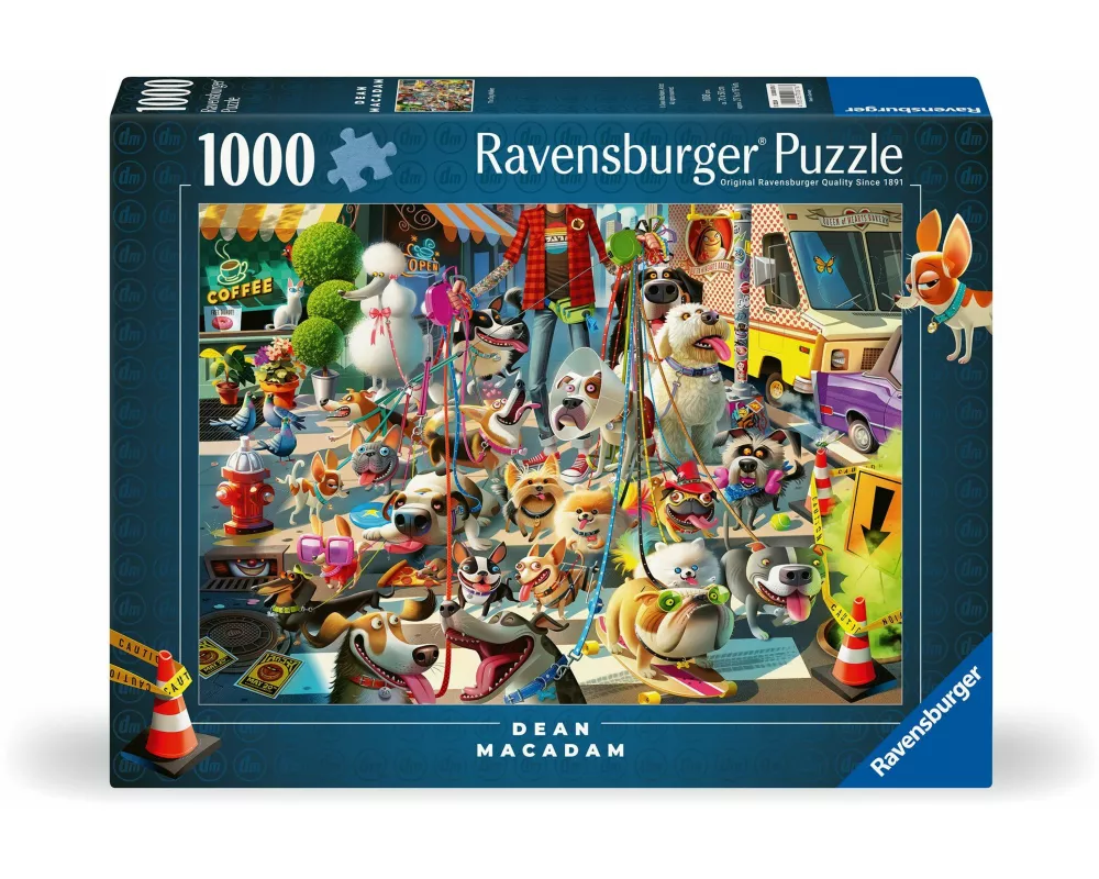 Erwachsenenpuzzle 1000 Teile - Dean MacAdam: Vierbeiner auf Tour