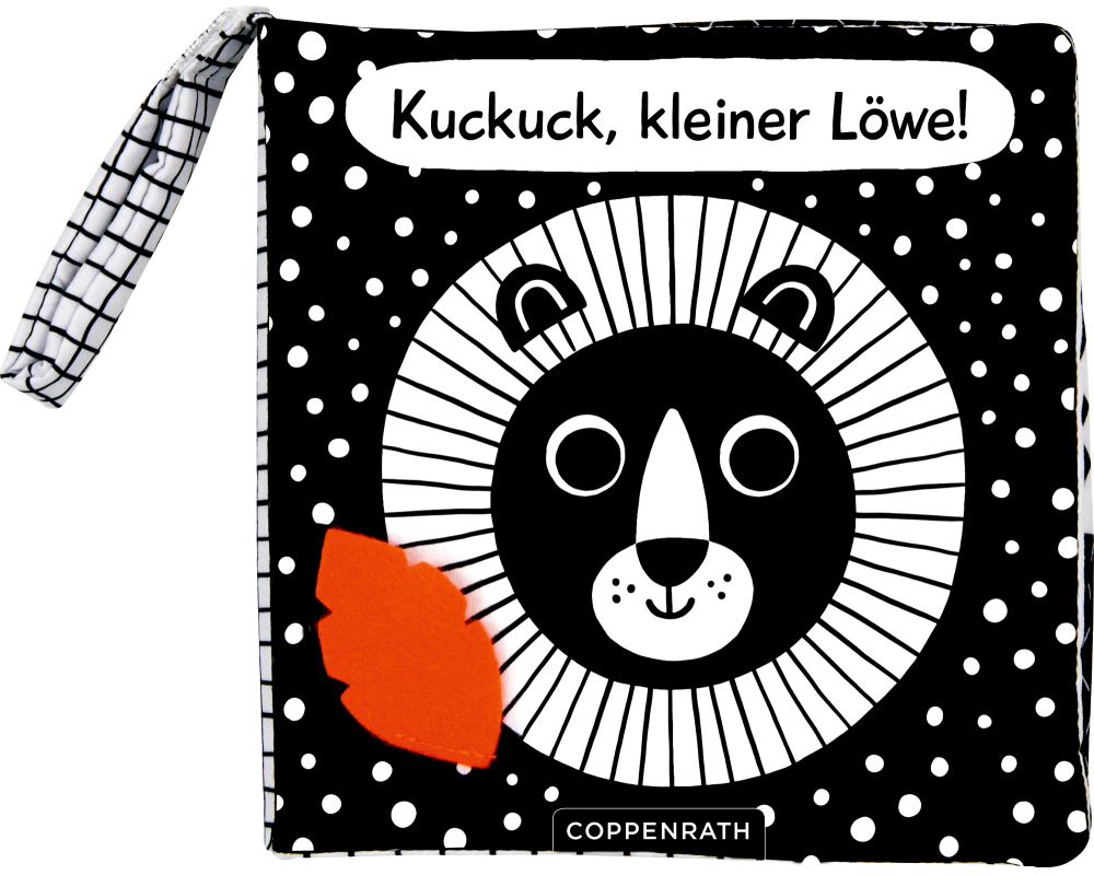 Babys kuschelweiches Kontrastbuch (Stoffbuch): Löwe