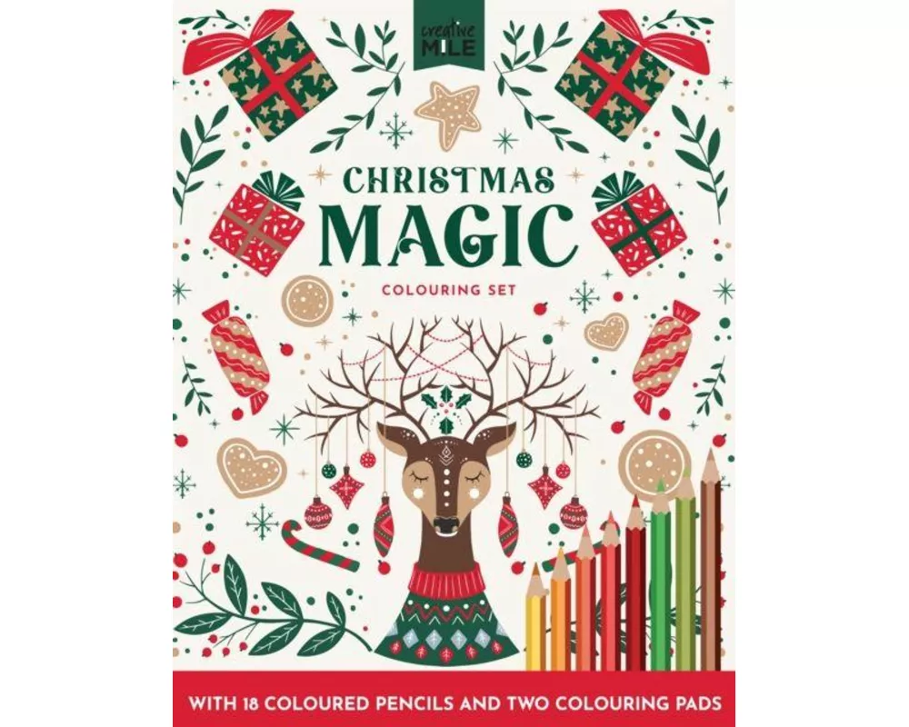 Christmas Magic Adult Colouring Set