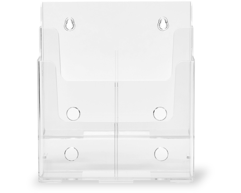 DEFLECTO Prospekthalter Classic A4 LHPA421 transparent 2 Fächer