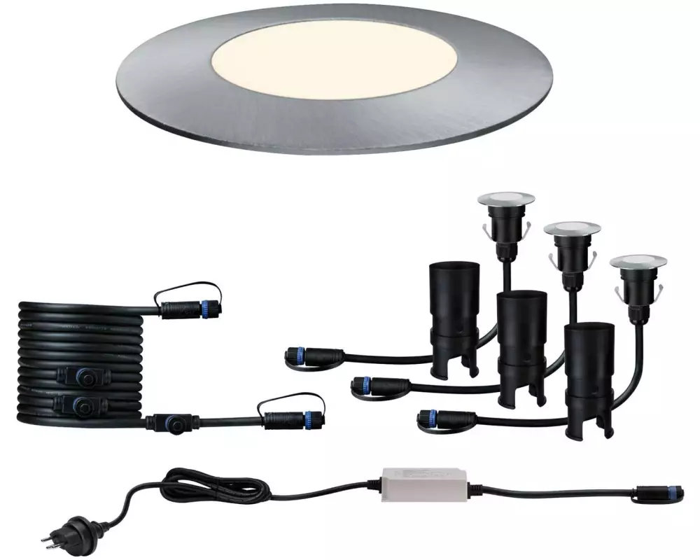 Paulmann Gartenspot Plug & Shine Floor Mini 95° 3000 K, Basisset