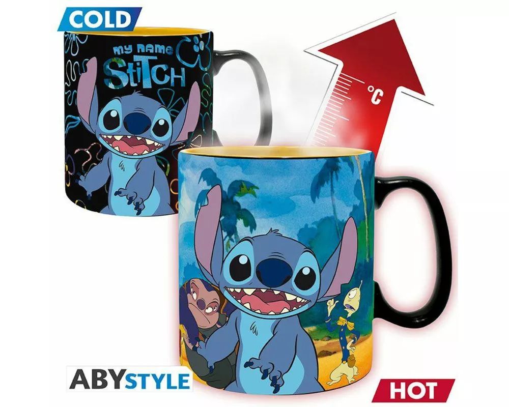 DISNEY - Mug Heat Change - 460 ml - Lilo & Stitch - box