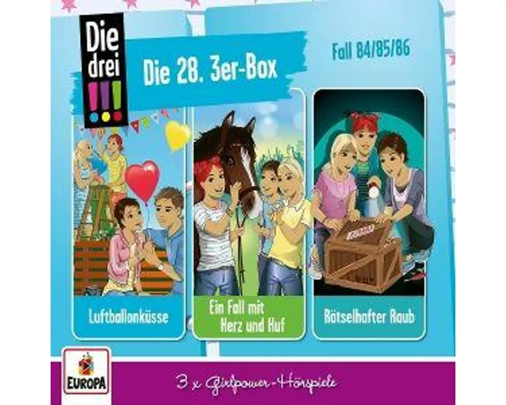 Die drei !!! 28./3er Box - Folgen 84-86