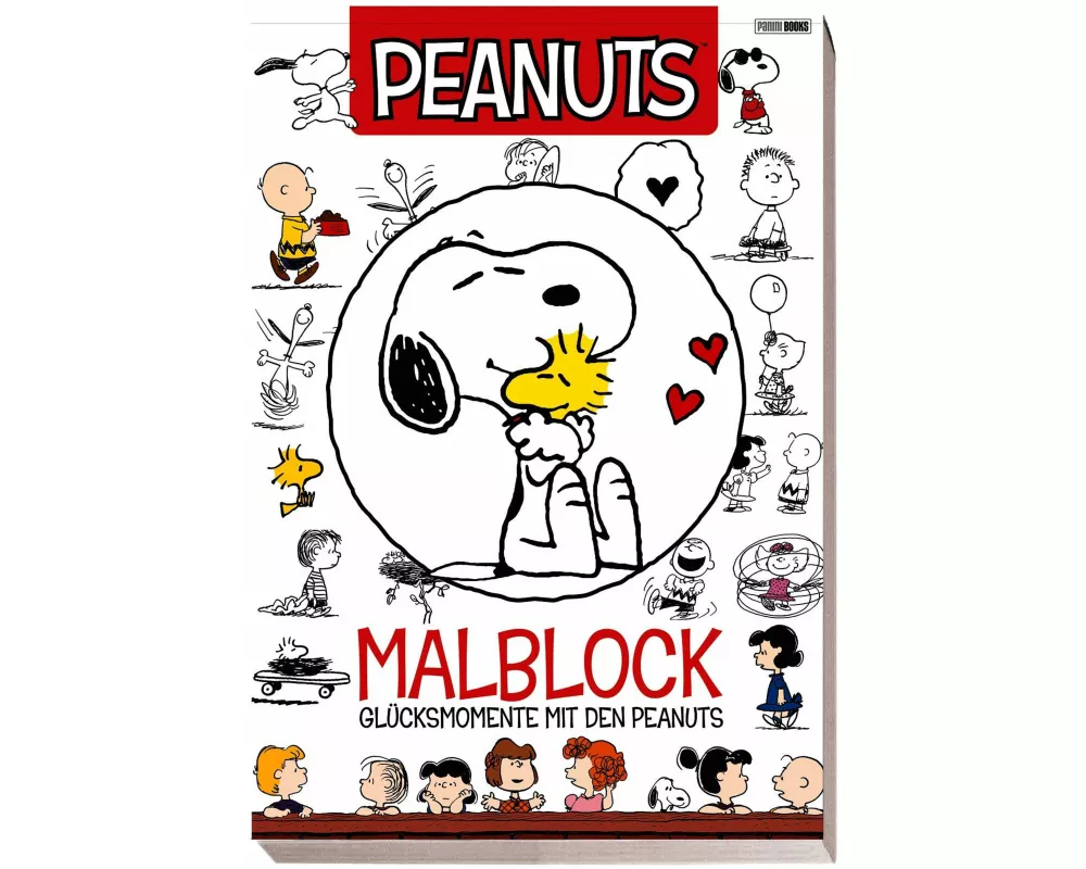 Peanuts: Malblock - Glücksmomente mit den Peanuts