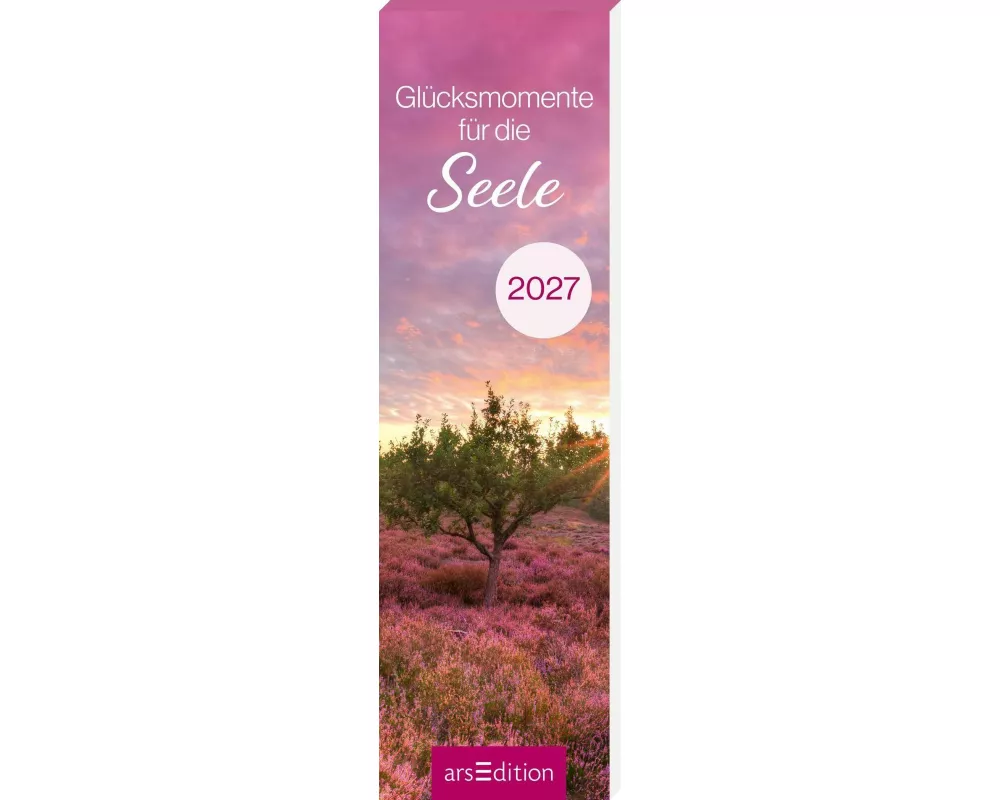 Lesezeichenkalender Glücksmomente für die Seele 2027