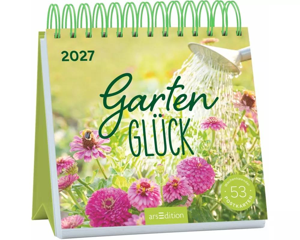 Postkartenkalender Gartenglück 2027