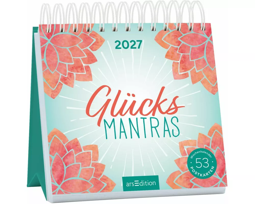 Postkartenkalender Glücksmantras 2027