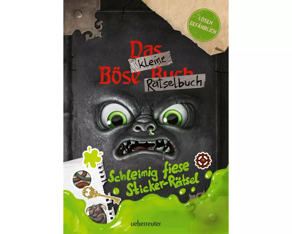 Das kleine Böse Rätselbuch – Schleimig fiese Sticker-Rätsel (Das kleine Böse Buch)