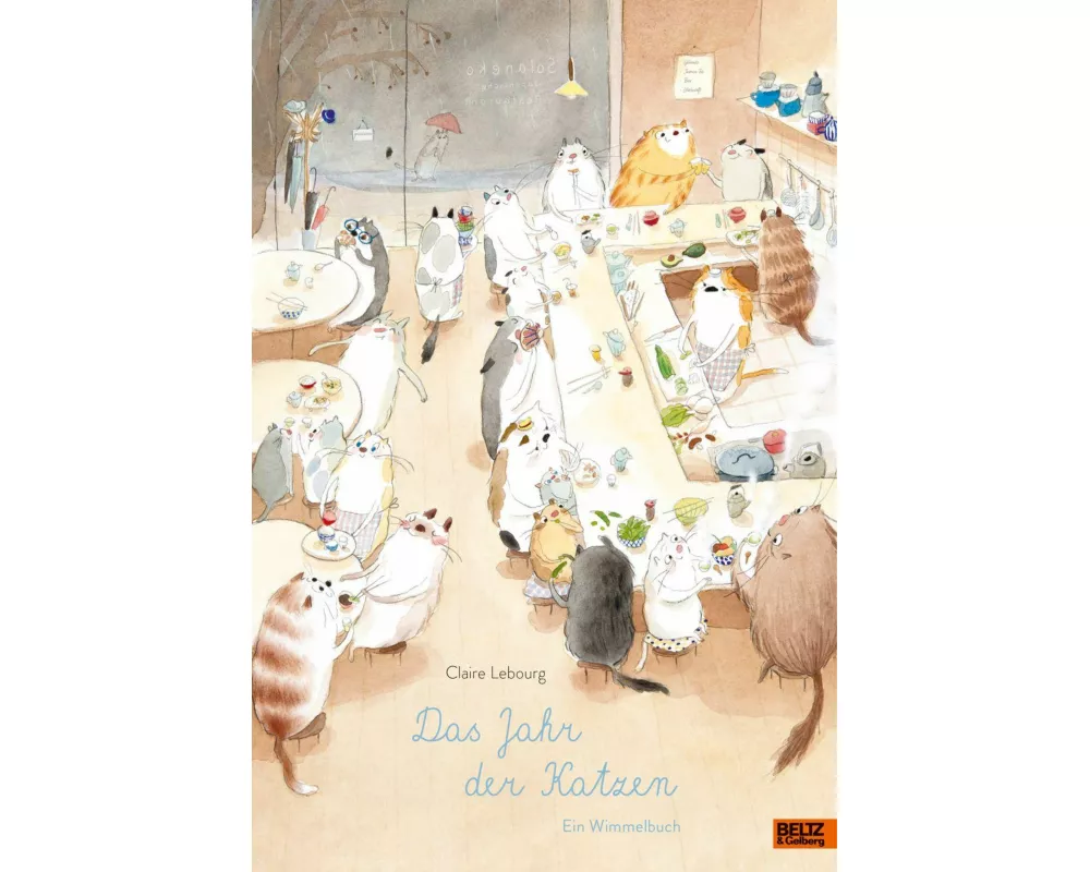 Das Jahr der Katzen. Ein Wimmelbuch