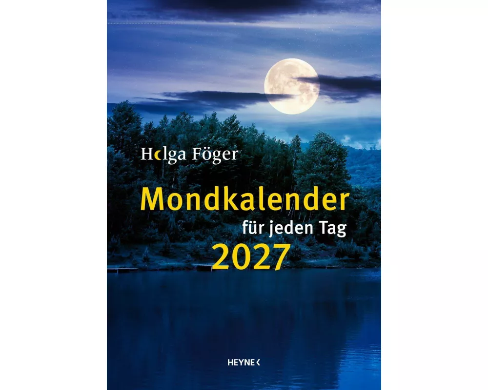 Mondkalender für jeden Tag 2027