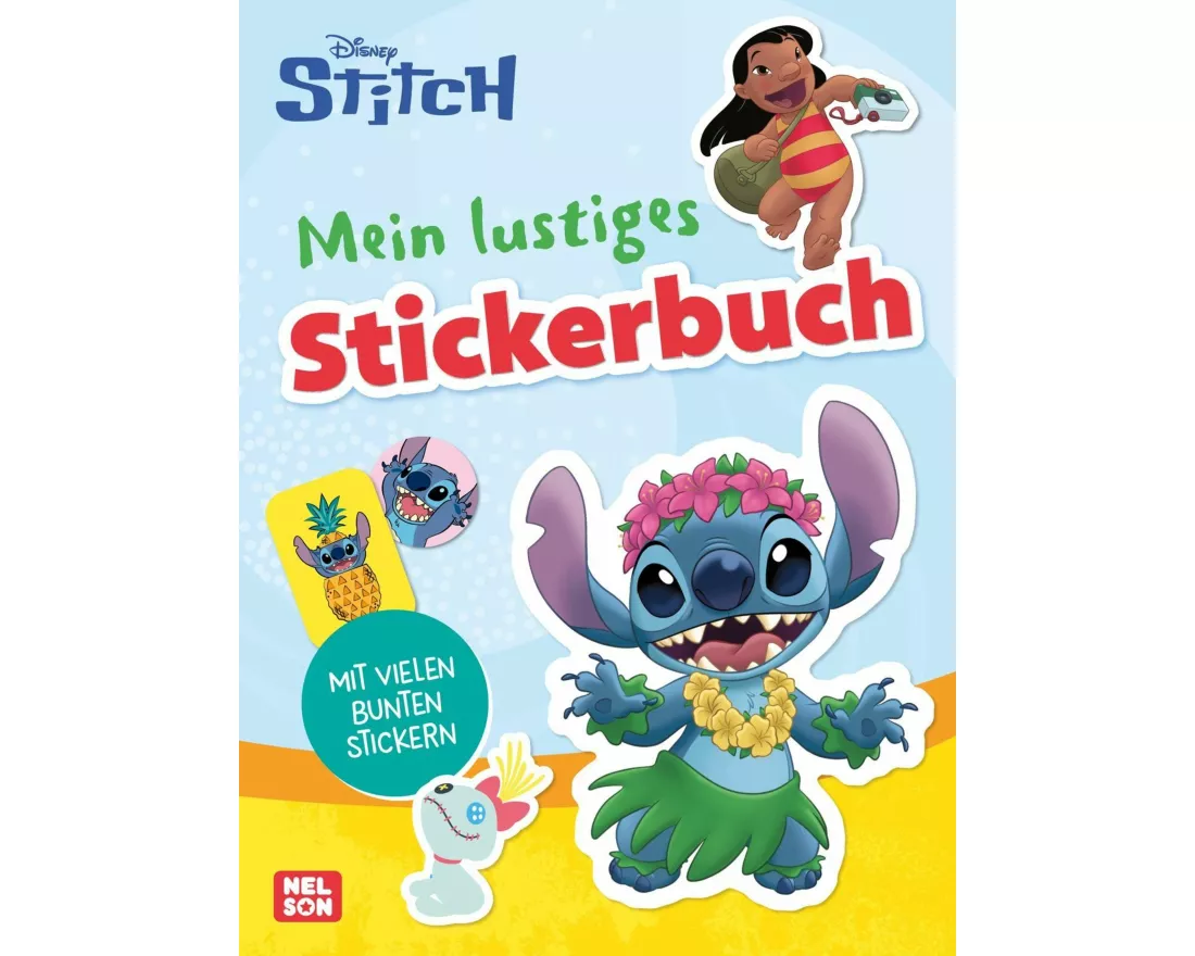 Disney Kreative Beschäftigung: Stitch: Mein lustiges Stickerbuch