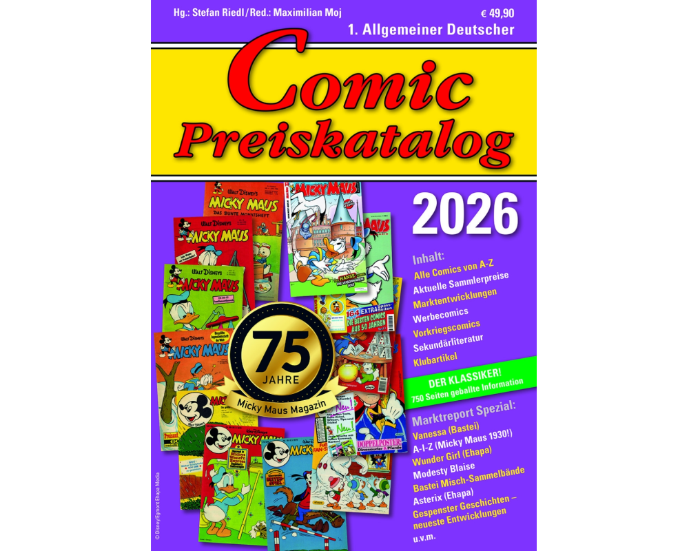 Comic Preiskatalog 2026 HC
