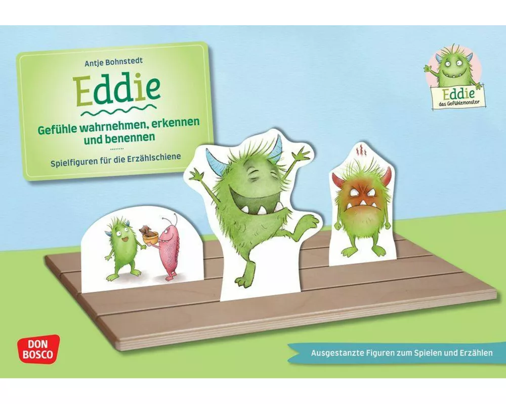 Eddie. Gefühle wahrnehmen, erkennen und benennen. Erzählschienen-Figurenset