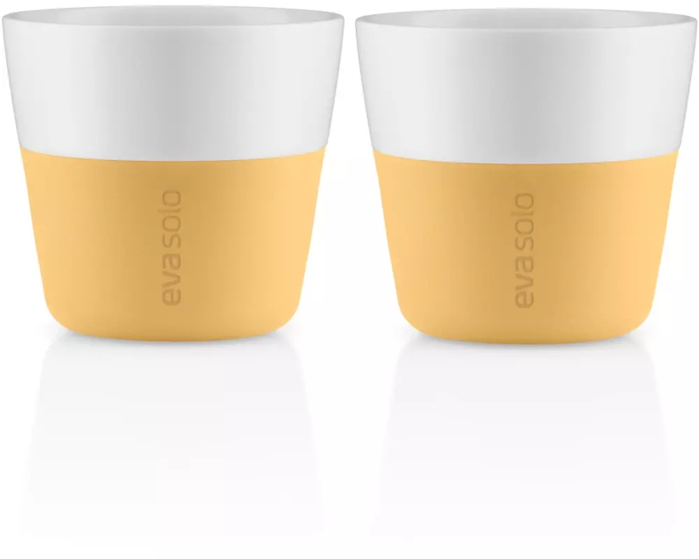 Eva Solo Kaffeebecher 230 ml, 2 Stück, Gelb/Weiss