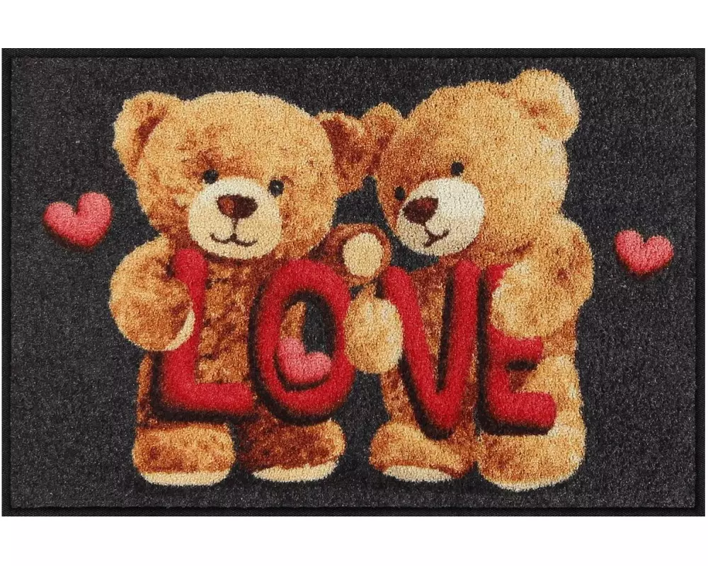 Salonlöwe Fussmatte Love Teddys 50 x 75 cm
