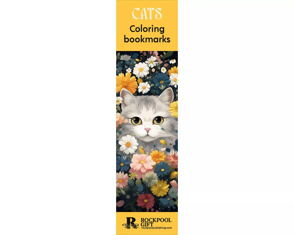 Cats Coloring Bookmarks