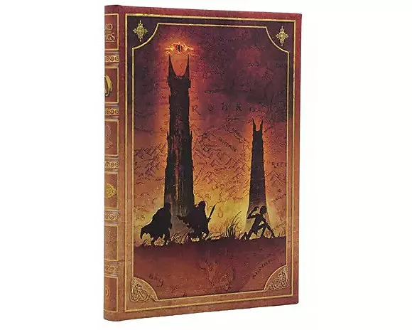 The Quest Continues (The Lord of the Rings Collection) Journal Midi Unlined (Elastic Band Closure)