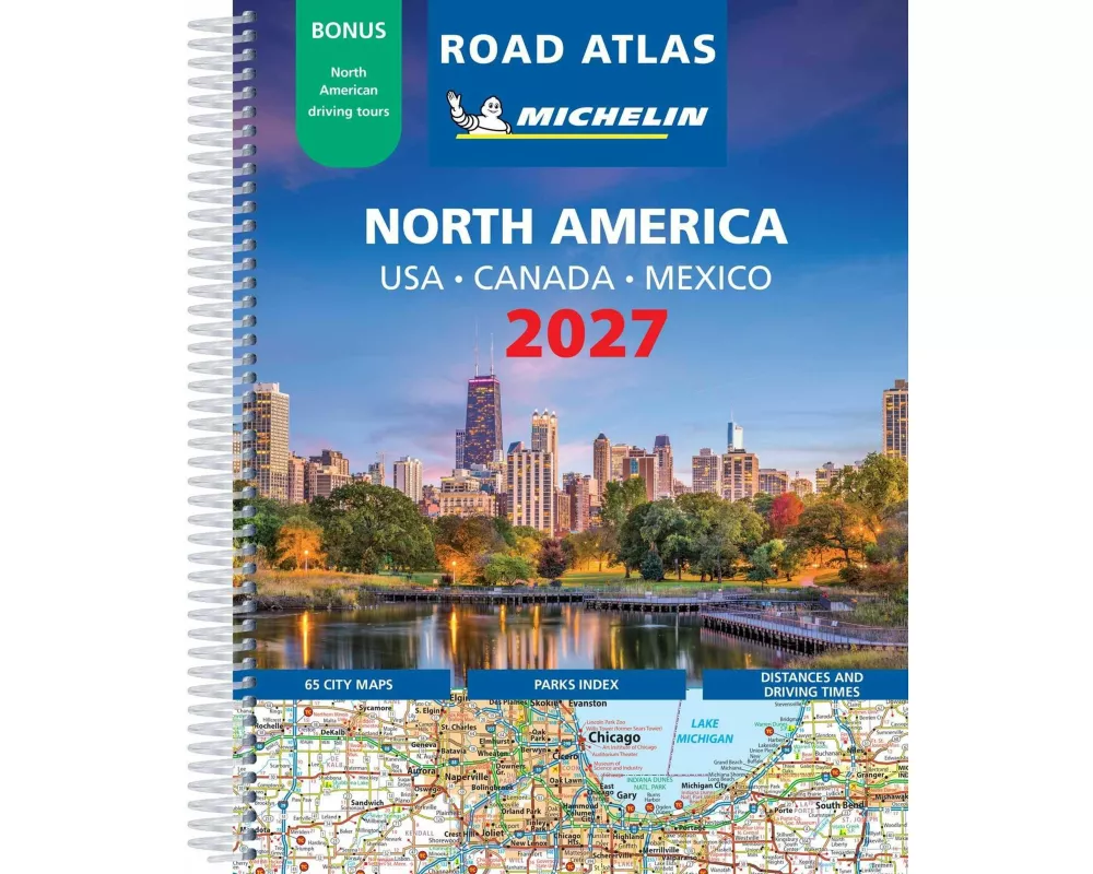 USA - Canada - Mexico 2027 Road Atlas (A4-Spiral)