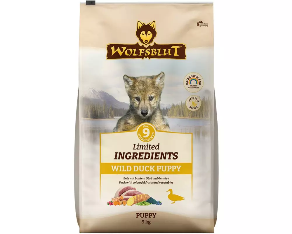 Wolfsblut Trockenfutter Puppy Wild Duck 9 kg