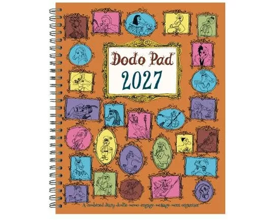 Dodo Pad Original Desk Diary 2027 - Week to View, Calendar Year Diary