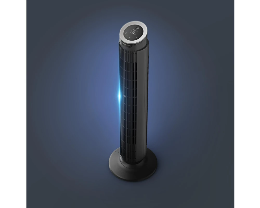 Rowenta Turmventilator Eole Silence Force Schwarz