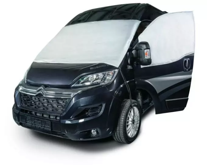 VanSpace Isolierung von Front- und Seitenscheiben, aussen