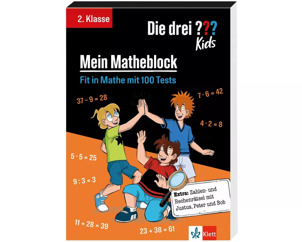 Die drei ??? Kids: Mein Matheblock 2. Klasse