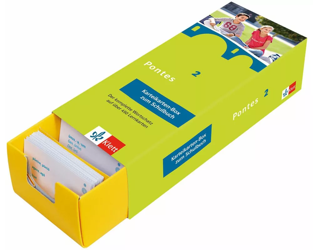 Pontes 2. Vokabel-Lernbox zum Schulbuch