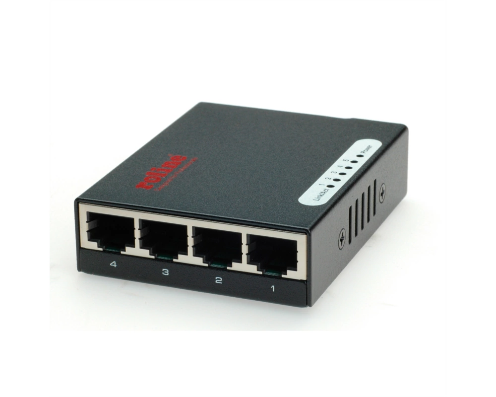 ROLINE Fast Ethernet Switch, Pocket, 5 Ports