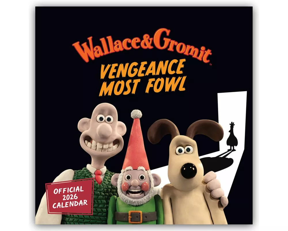 Wallace and Gromit 2026 - Wandkalender