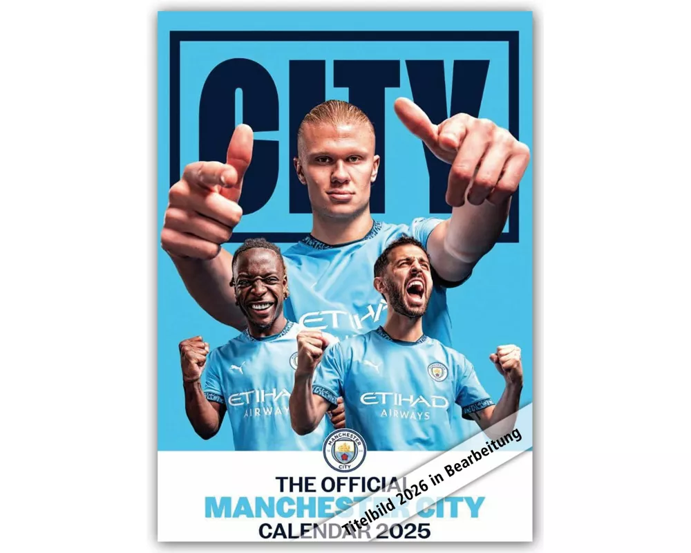 Manchester City FC 2026 - A3-Posterkalender
