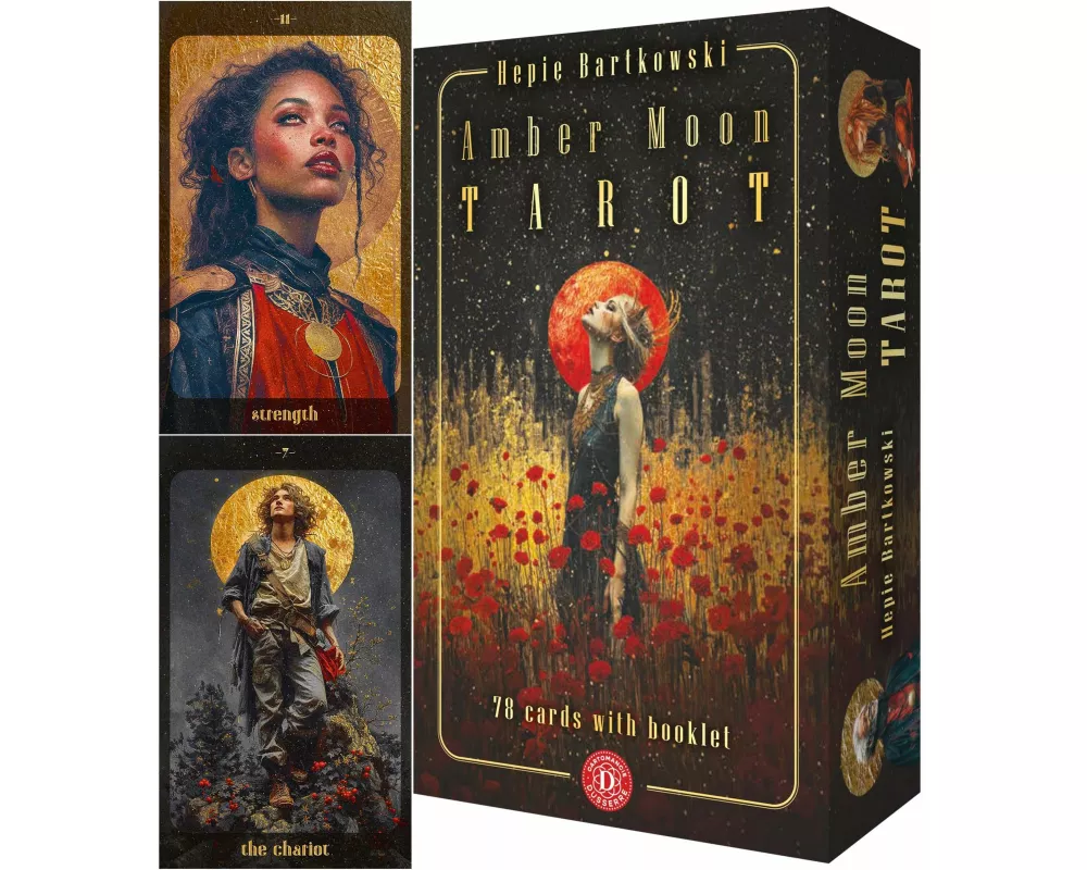 Amber Moon Tarot - 78 tarot cards and 80-page booklet (English)