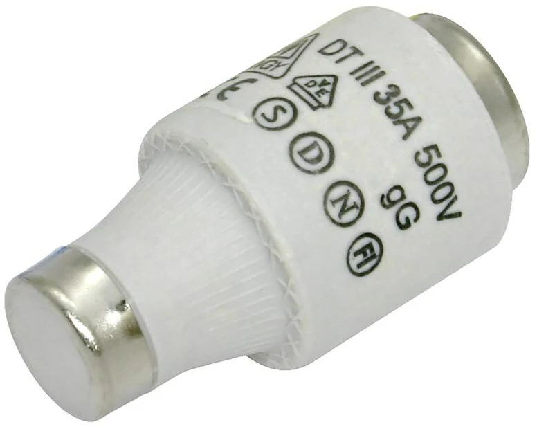 Elektromaterial Schmelzsicherung DT III 35A Träge 5 Stück