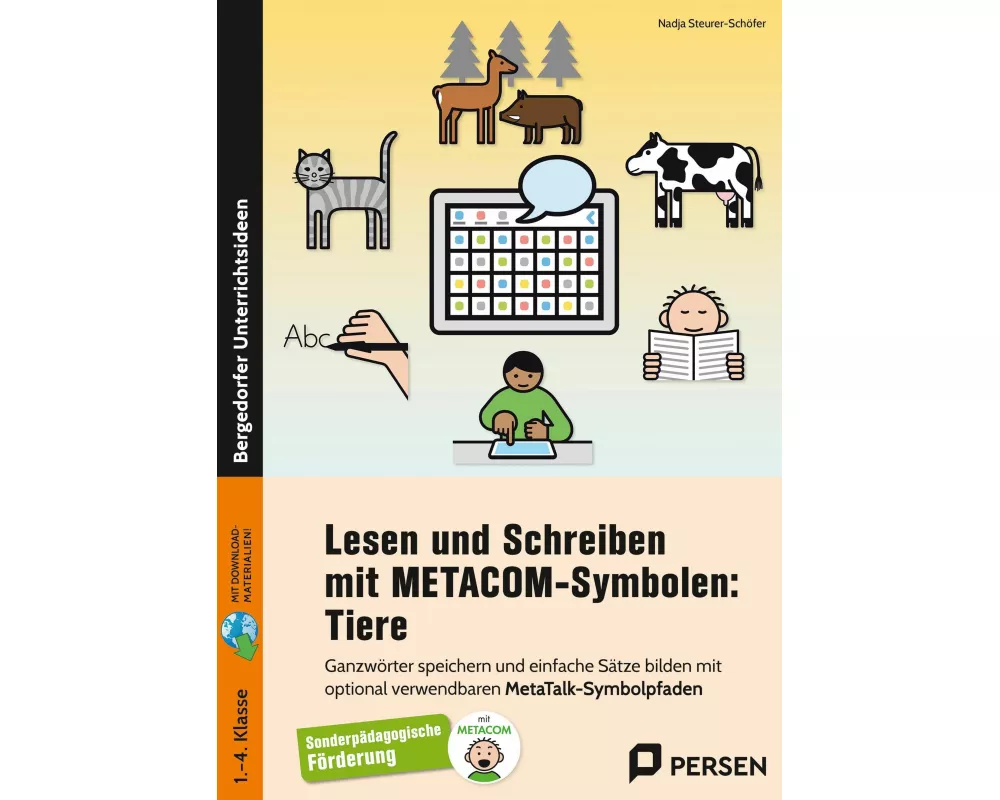 Lesen und Schreiben mit METACOM-Symbolen: Tiere