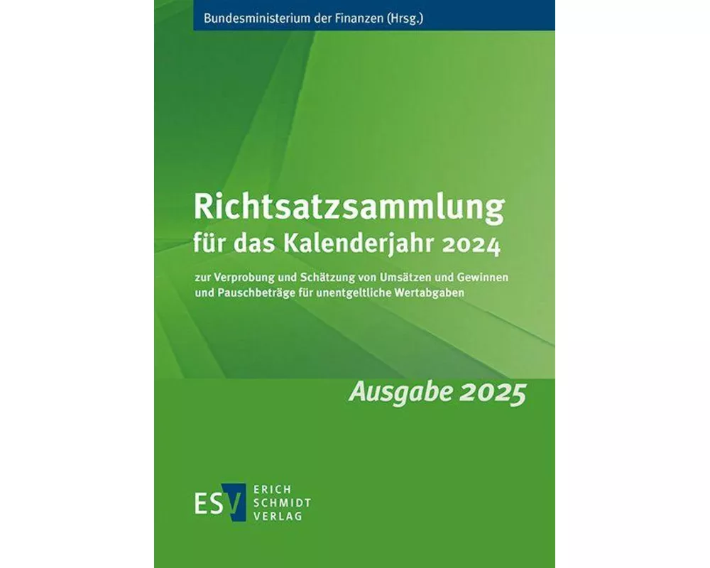 Richtsatzsammlung für das Kalenderjahr 2024