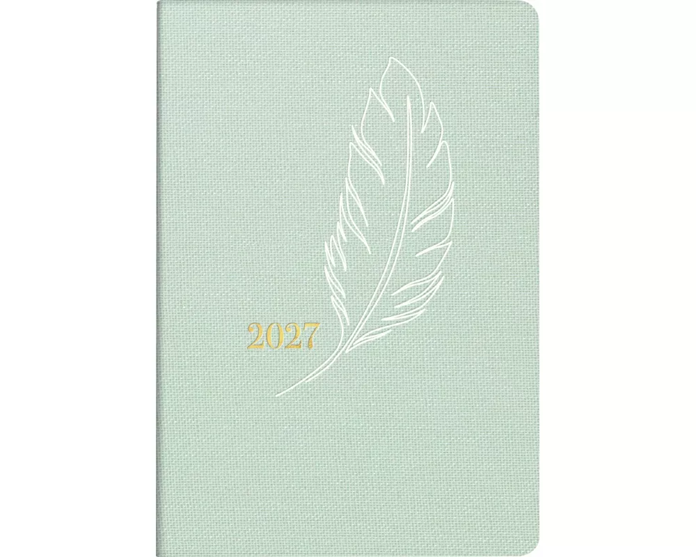 rido/idé 7011055027 Taschenkalender Mod. partner/Industrie I 2027 "Feather" A7, Textil