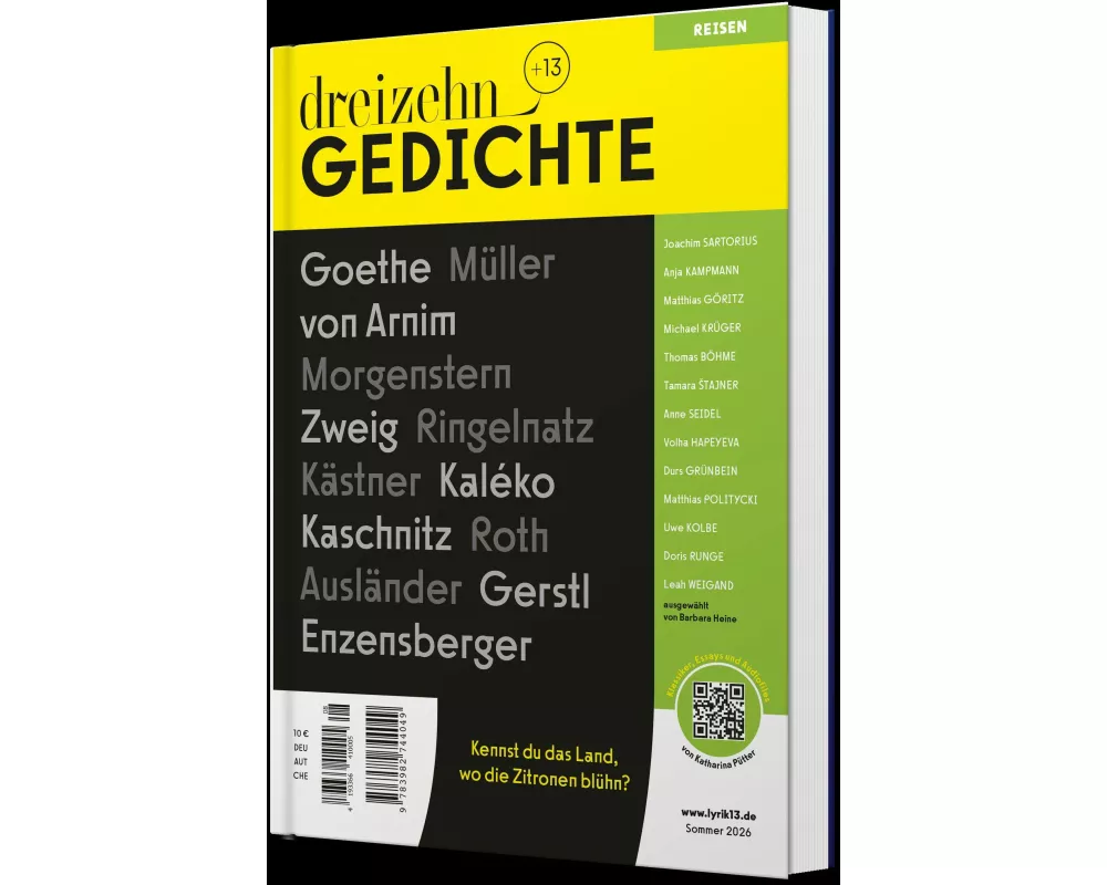 dreizehn +13 Gedichte