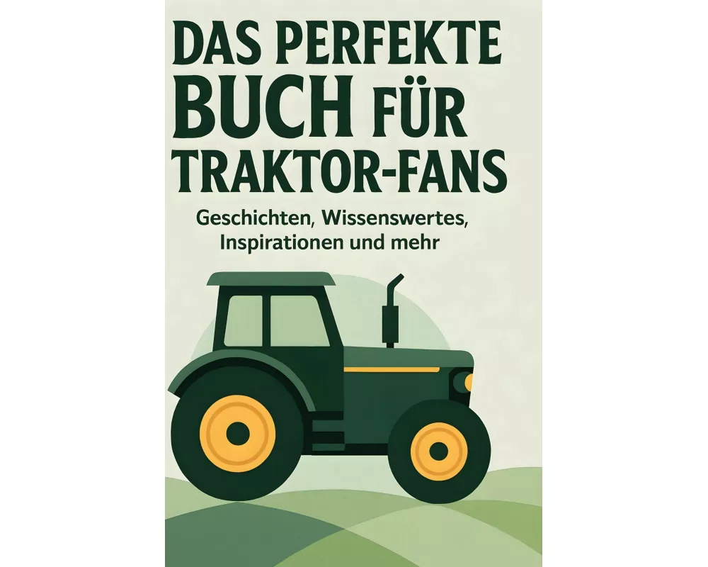 Das perfekte Buch für Traktor-Fans