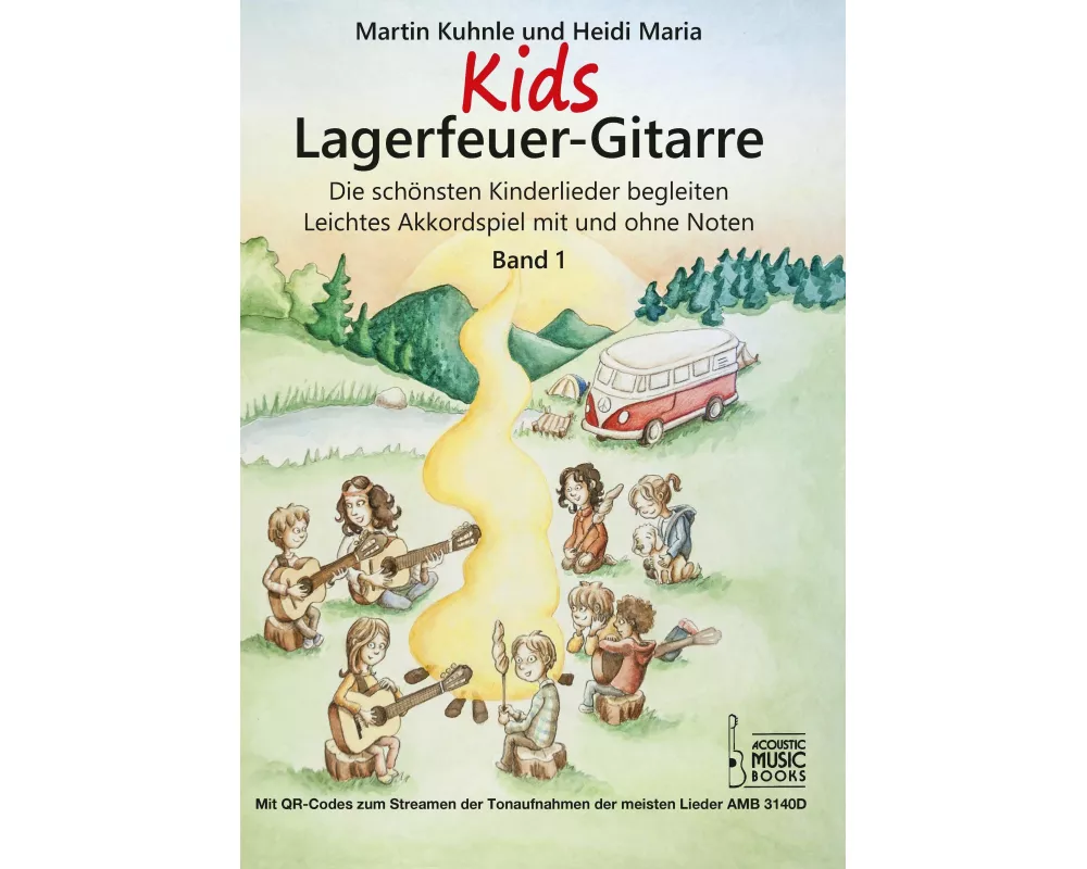 Kids Lagerfeuer-Gitarre. Band 1