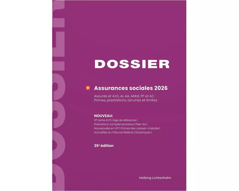 DOSSIER Assurances sociales 2026