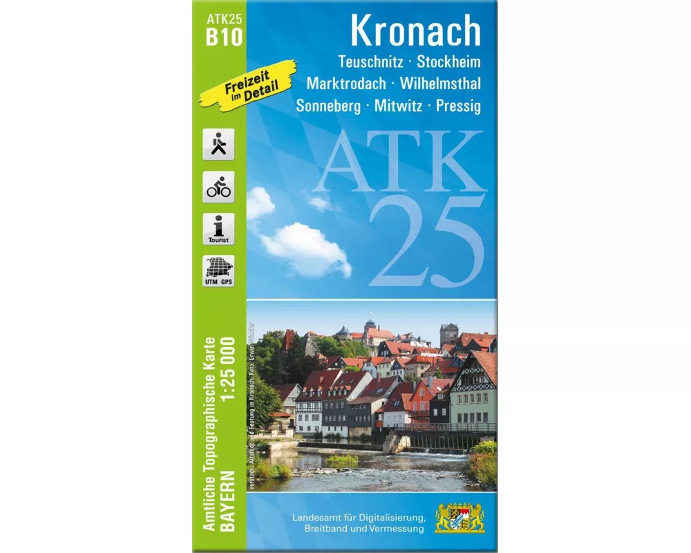 ATK25-B10 Kronach (Amtliche Topographische Karte 1:25000)