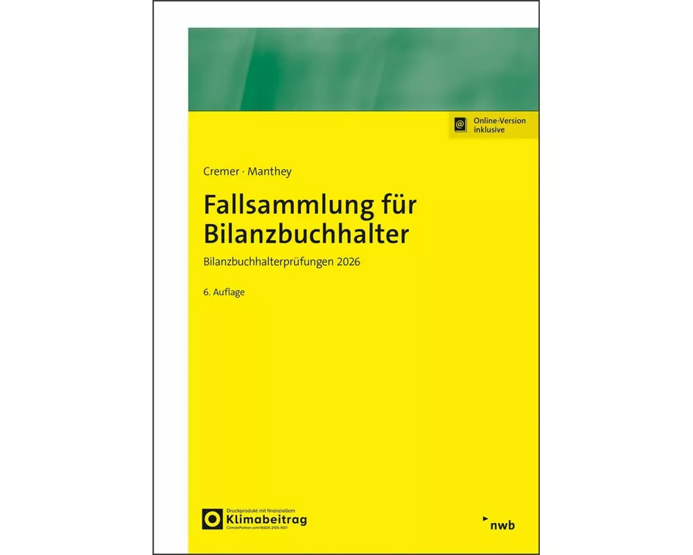 Fallsammlung für Bilanzbuchhalter