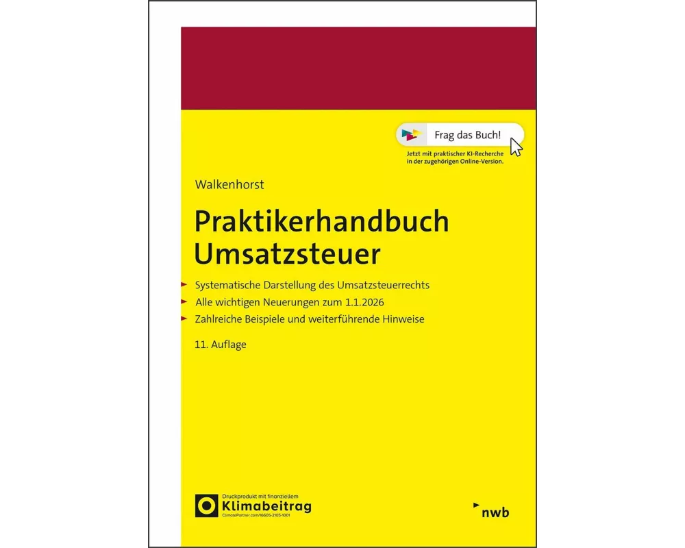 Praktikerhandbuch Umsatzsteuer