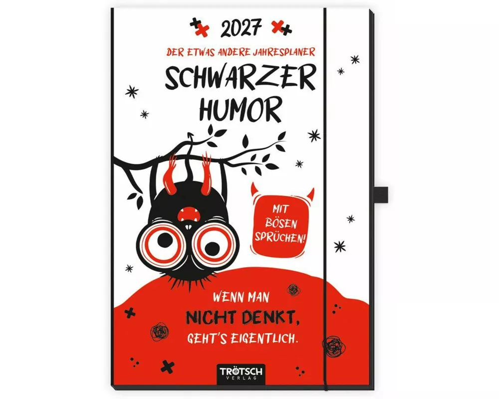 TRÖTSCH - Buchkalender Der etwas andere Jahresplaner Schwarzer Humor 2027