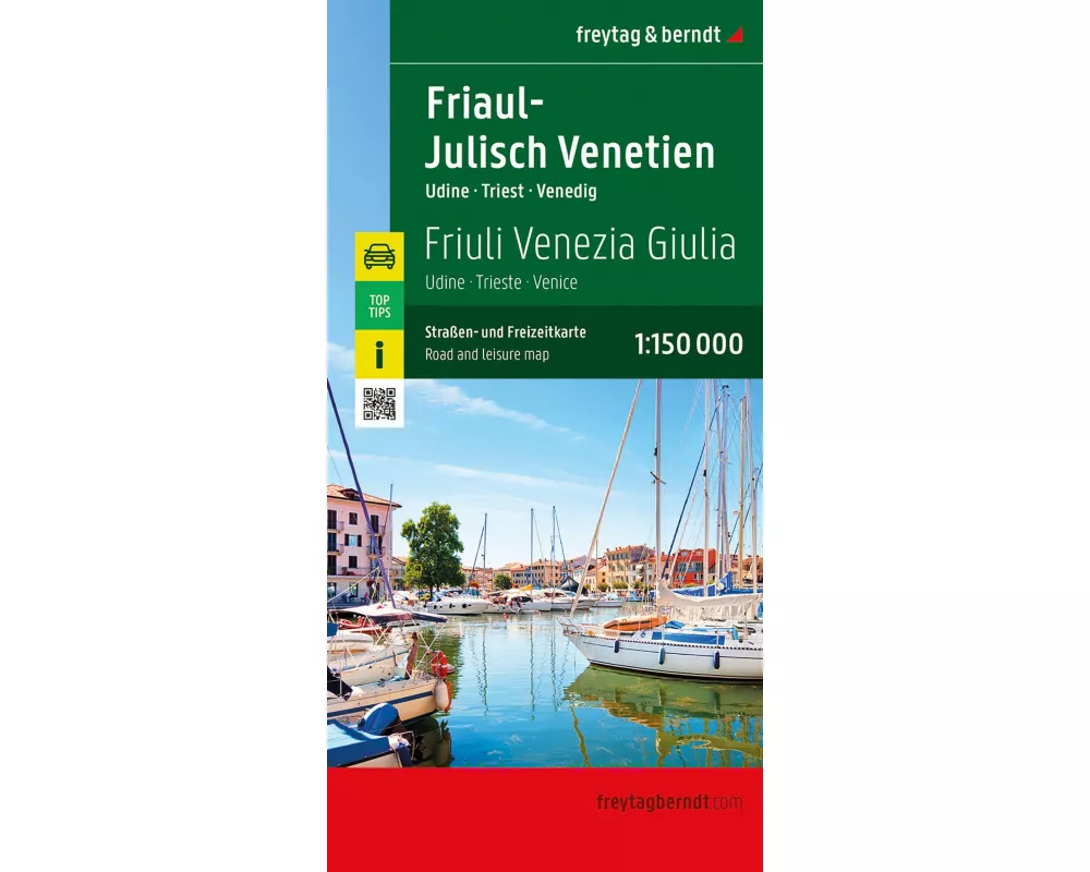 freytag & berndt Straßenkarte Friaul-Julisch Venetien 1:150.000