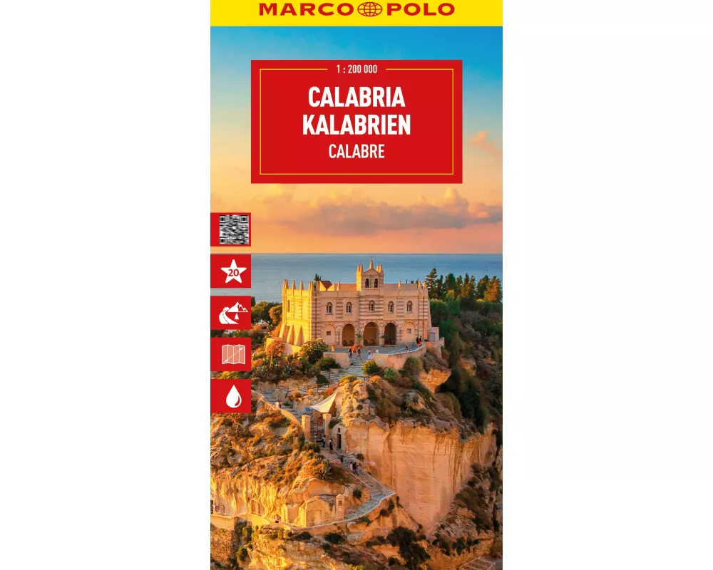 MARCO POLO Reisekarte Italien 13 Kalabrien 1:200.000